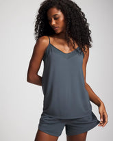 Mesh Trim Pajama Cami