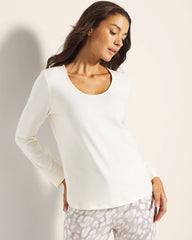 Long-Sleeve Pajama Top