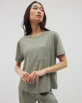 Short-Sleeve Pocket Pajama Tee