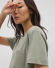 Short-Sleeve Pocket Pajama Tee