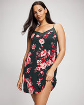 Mesh Trim Chemise
