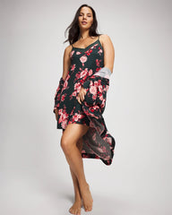 Mesh Trim Chemise