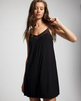 Mesh Trim Chemise