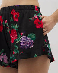 Ruffle Pajama Shorts