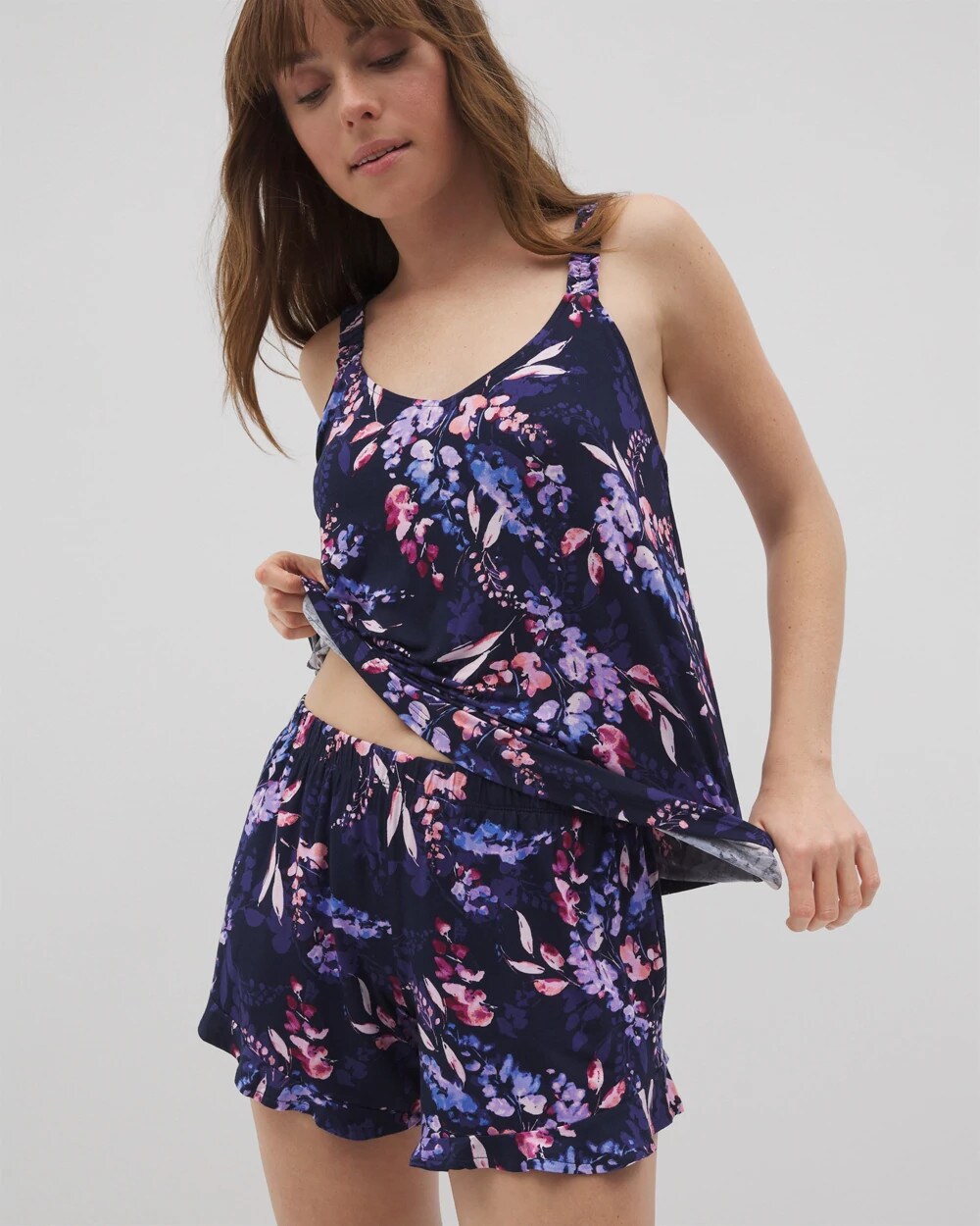 Ruffle Pajama Shorts