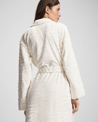 Textured Plush Long Robe