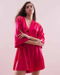 Silk Short Robe