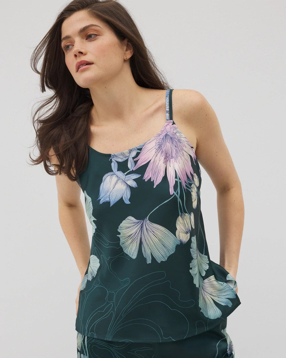 Double Strap Pajama Cami