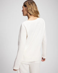 Essential Terry V-Neck Sweatshirt