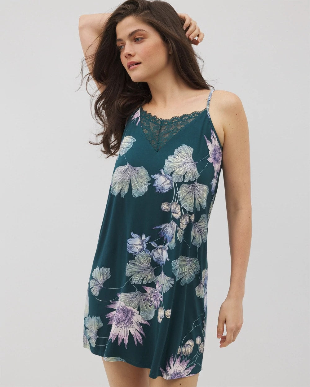 Lace Trim Chemise