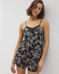 Lace Trim Pajama Cami
