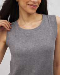 Rib Lounge Short Dress
