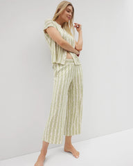 Cropped Pajama Pants