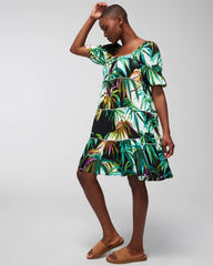 Tiered Short Bra Dress