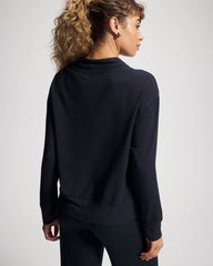 Ultrasoft Fleece Relaxed Funnel Neck Sweatshirt