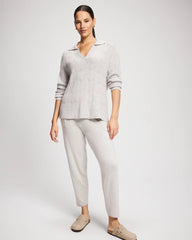 Premier Knit Cable Knit Collared Sweater