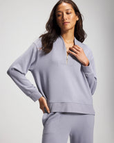 Ultrasoft Fleece Quarter Zip Sweatshirt