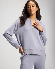 Ultrasoft Fleece Quarter Zip Sweatshirt