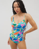 Beyond Control Captiva Island Draped V One-Piece