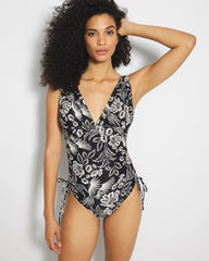 V-Neck One-Piece