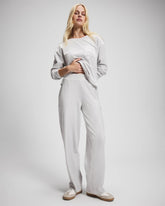 Velour Straight Leg Pants