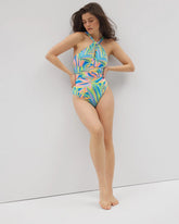 On the Bright Side High-Neck One-Piece