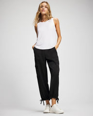 Satin Relaxed Cargo Pant