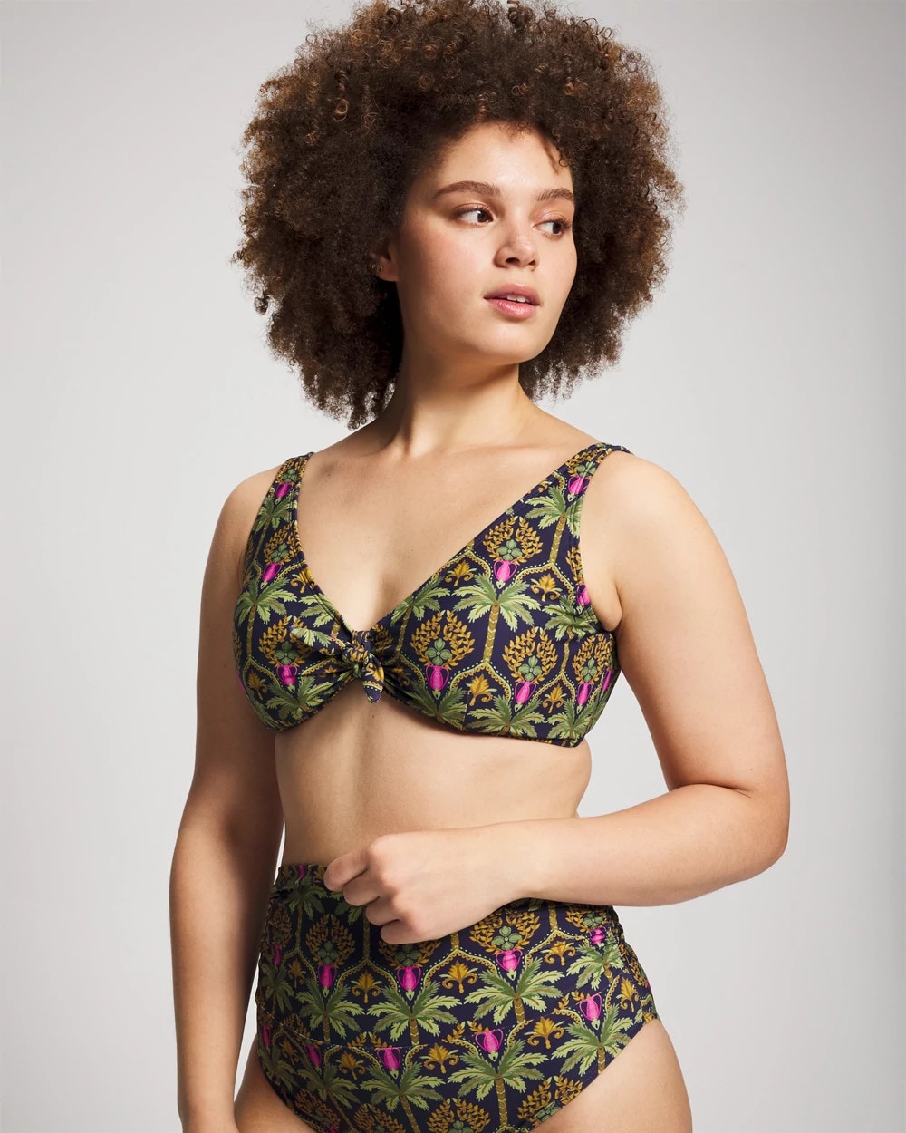 Tie Front Bikini Top