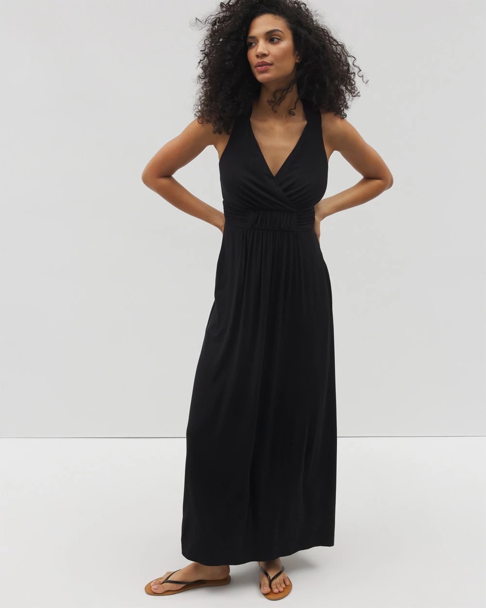 Isla Cross Back Maxi Bra Dress