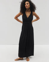 Isla Cross Back Maxi Bra Dress