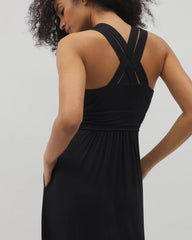 Isla Cross Back Maxi Bra Dress