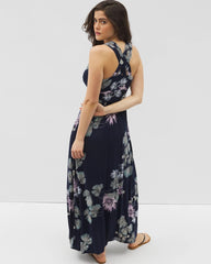 Isla Cross Back Maxi Bra Dress