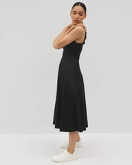 Lounge Square Neck Midi Dress
