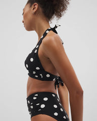 Shirred Halterkini Top