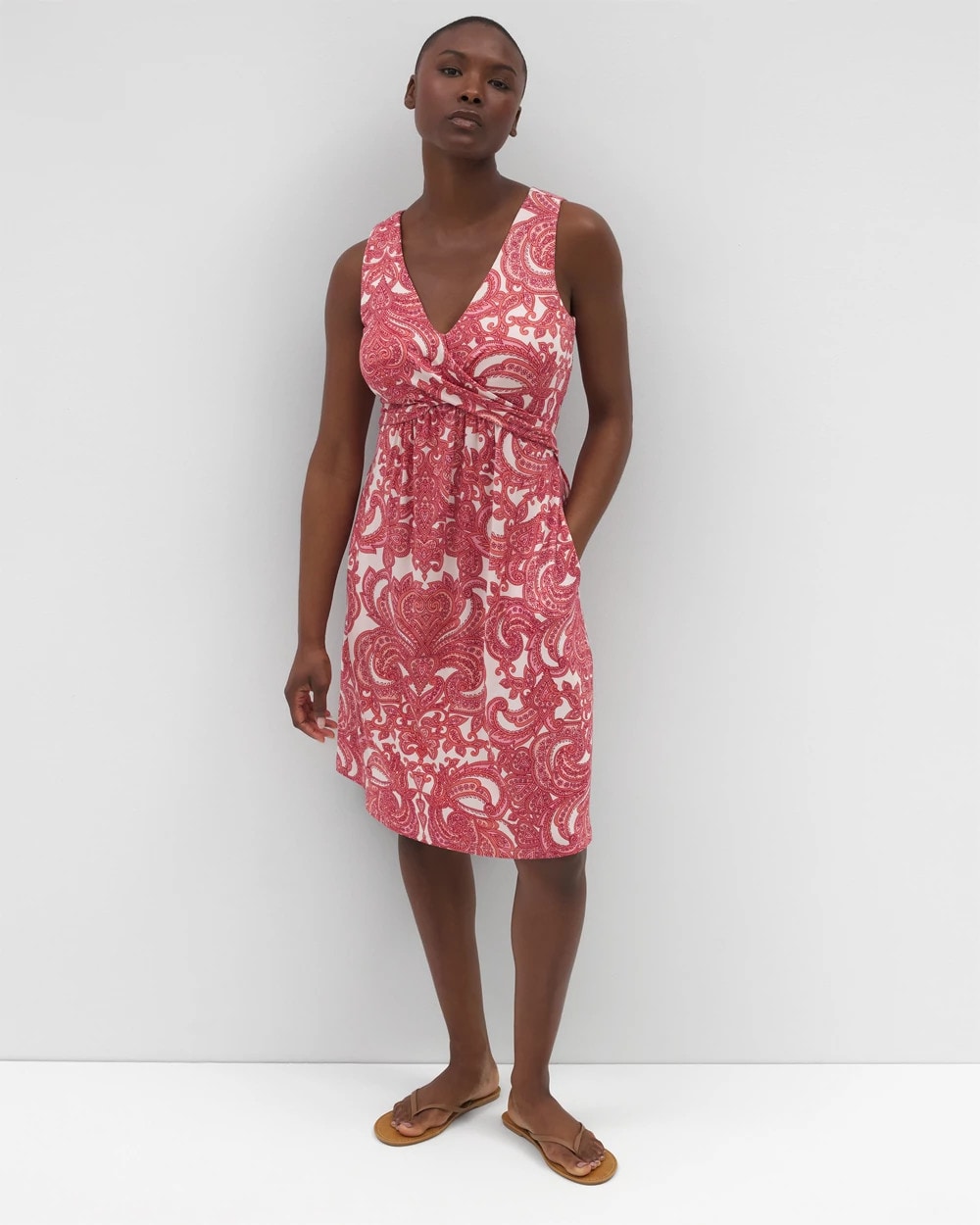 V-Neck Short Bra Dress