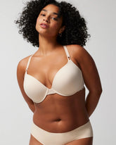 Push-Up Plunge Bra with Lace