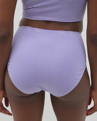 Seersucker High-Waist Bottoms