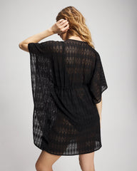 Sunkissed Crochet Chiffon Caftan