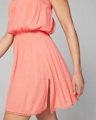 Bandeau Pom-Trim Cover-Up