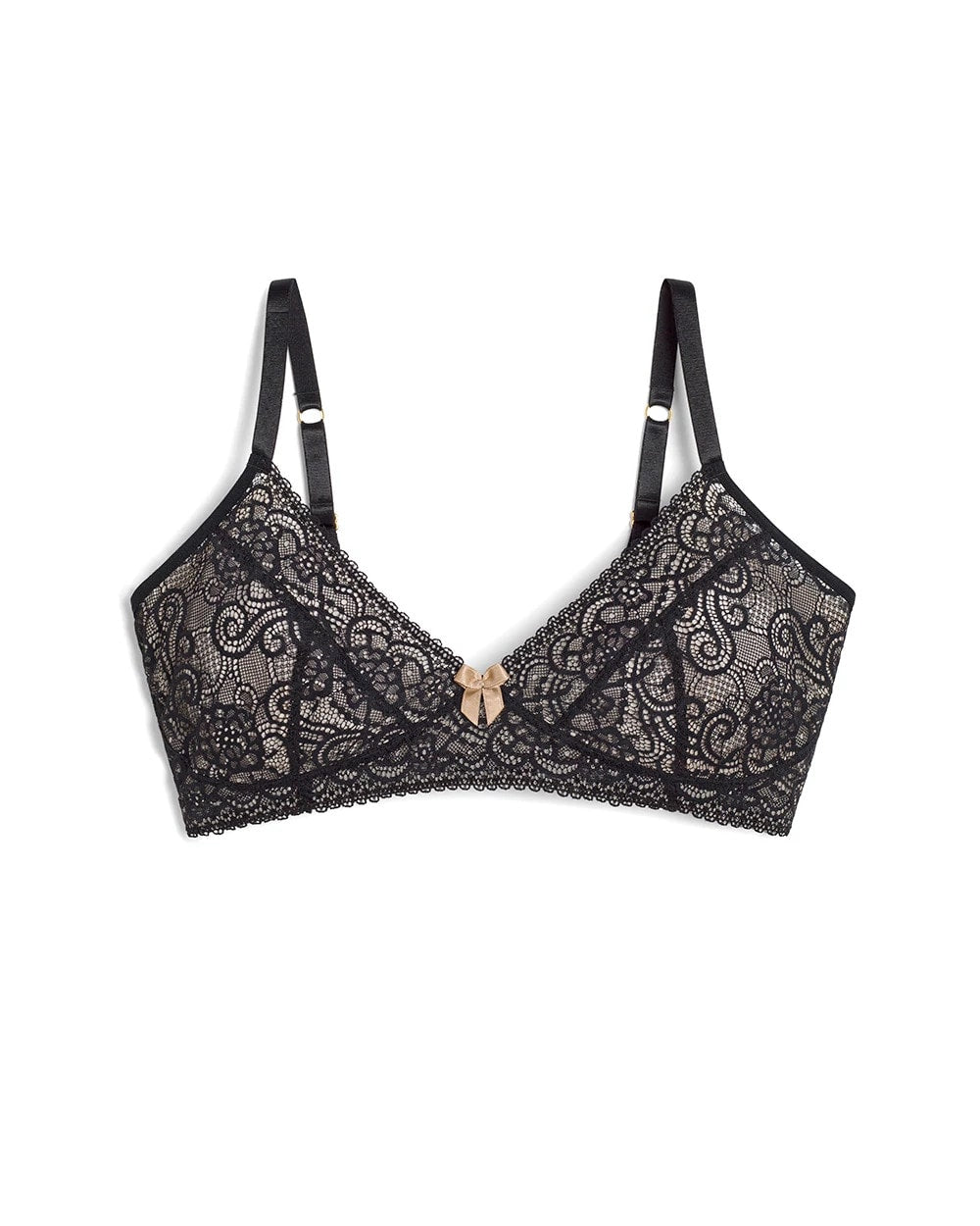 Wireless Pocketed Lace Bra