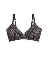 Wireless Pocketed Lace Bra