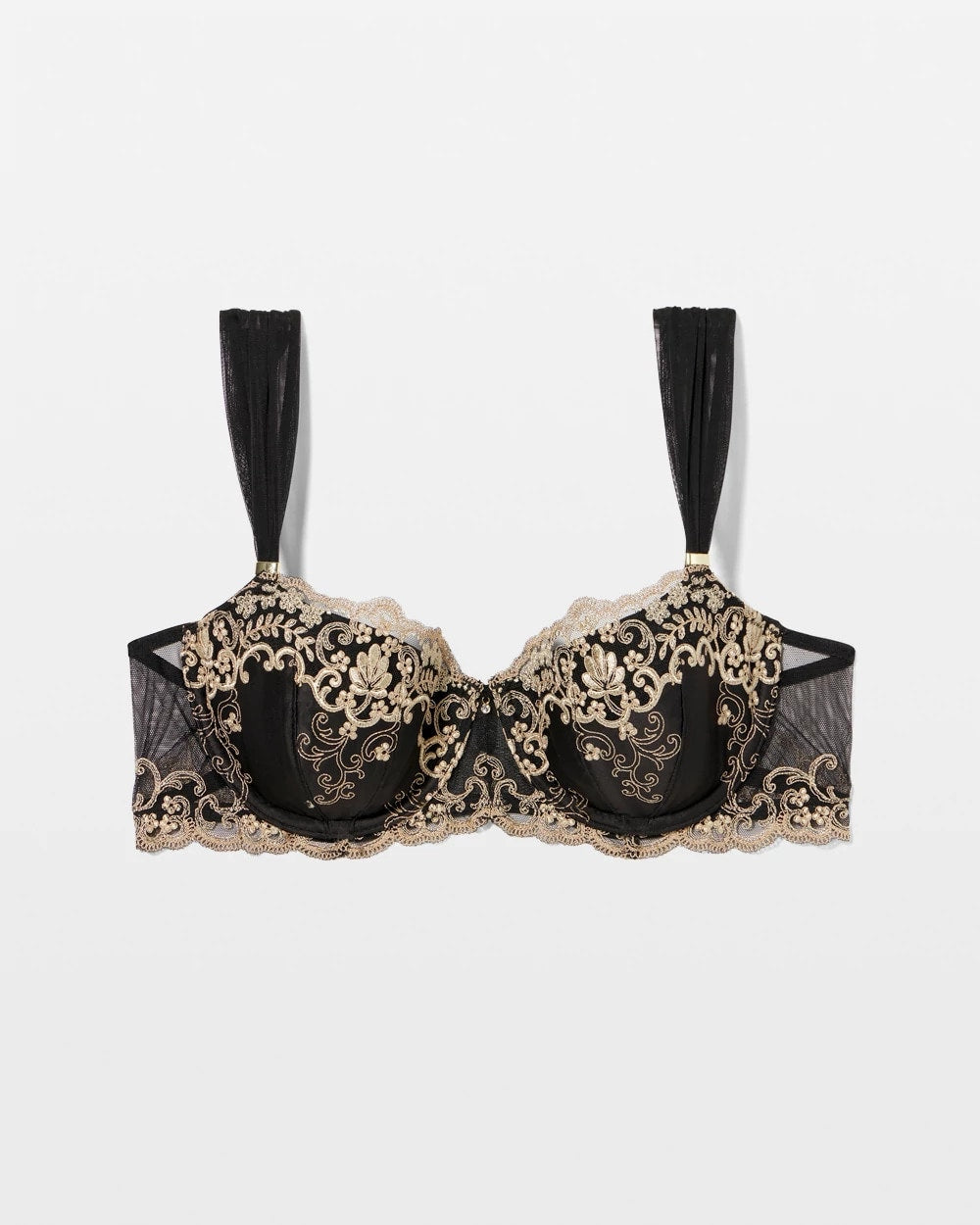 Venice Lace Embroidered Balconette Bra