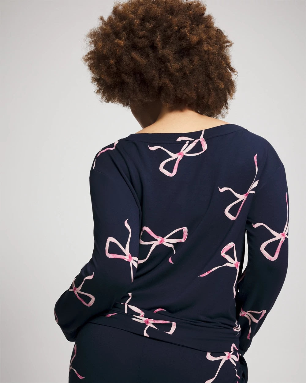 Long-Sleeve Pajama Top