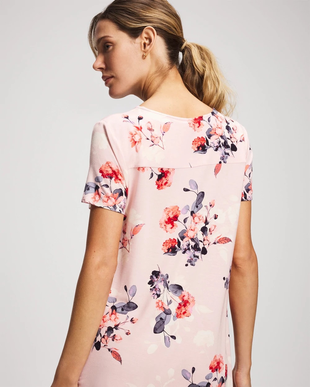 Short Sleeve Scoop Neck Sleepshirt