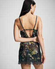 Silk Burnout Chemise