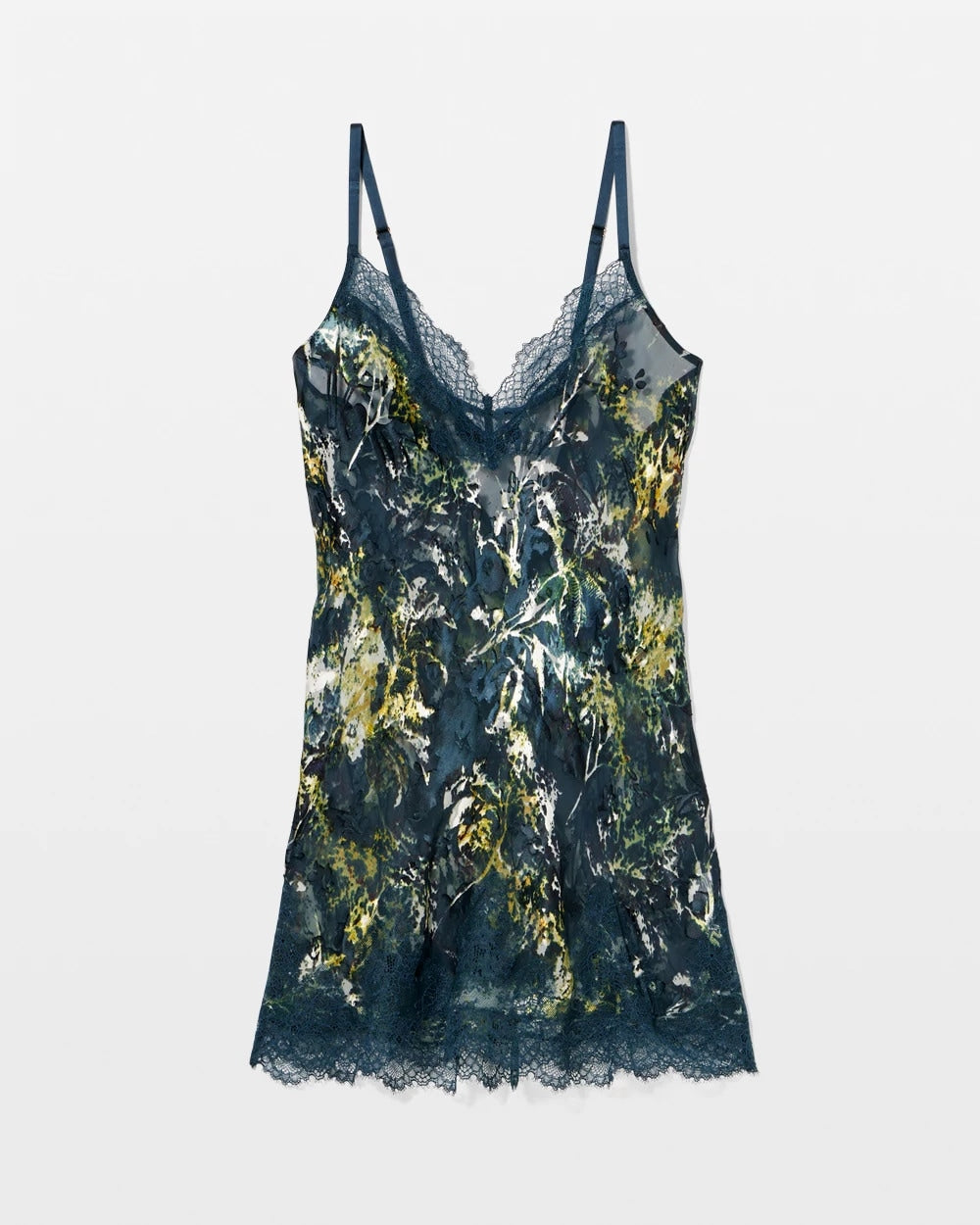 Silk Burnout Chemise