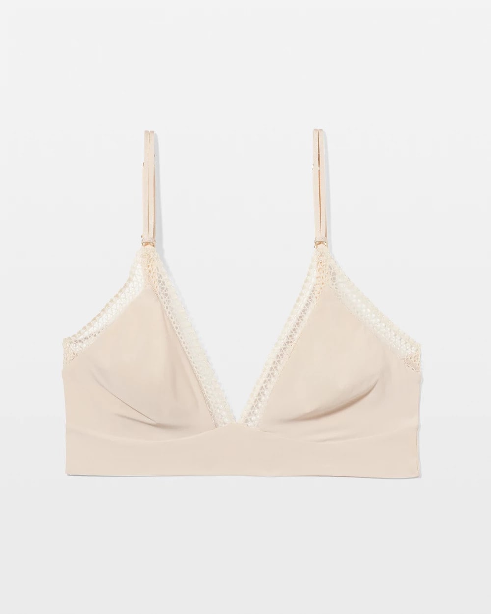 Geo Lace Trim Bralette