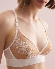 Framed Embroidery Bralette