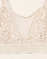 Wireless Pocketed Cupless Lace Bralette