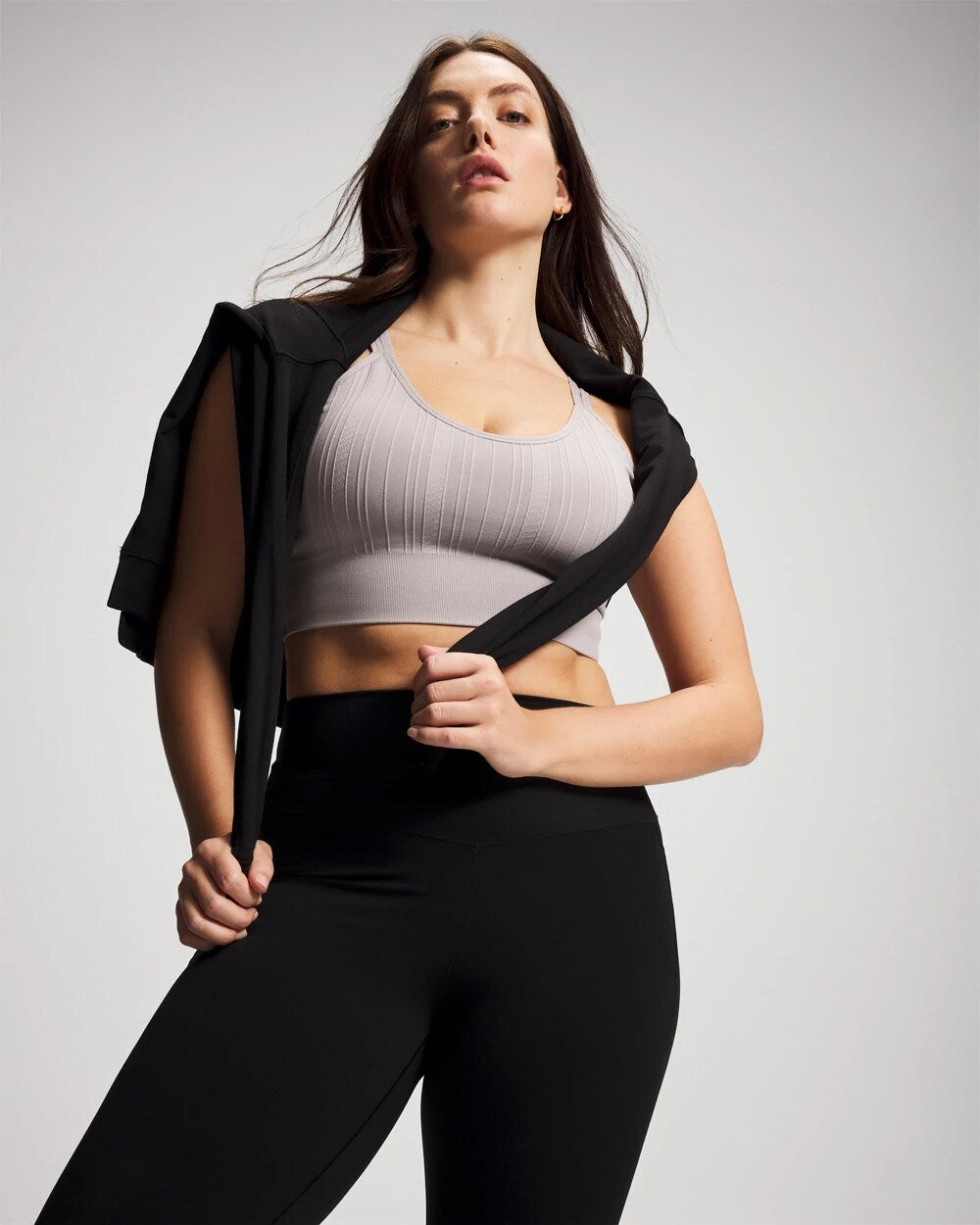 Seamless Bra With Strappy Back